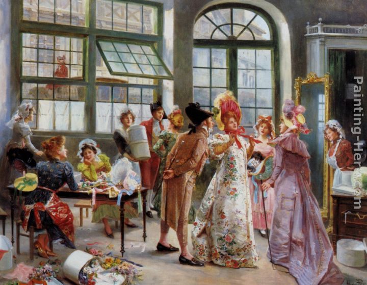 Alonso Perez Ladies at the Milliners